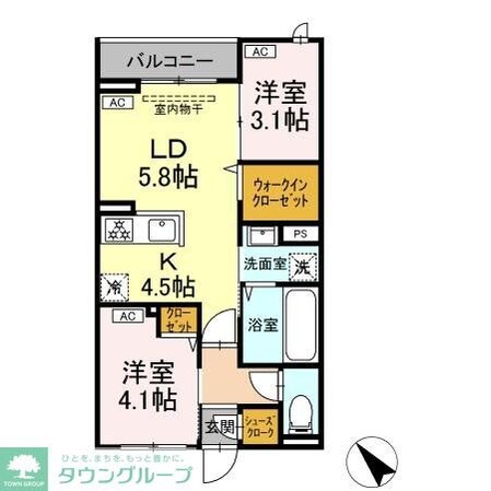 (仮)D-ROOM白鳥4丁目の物件内観写真